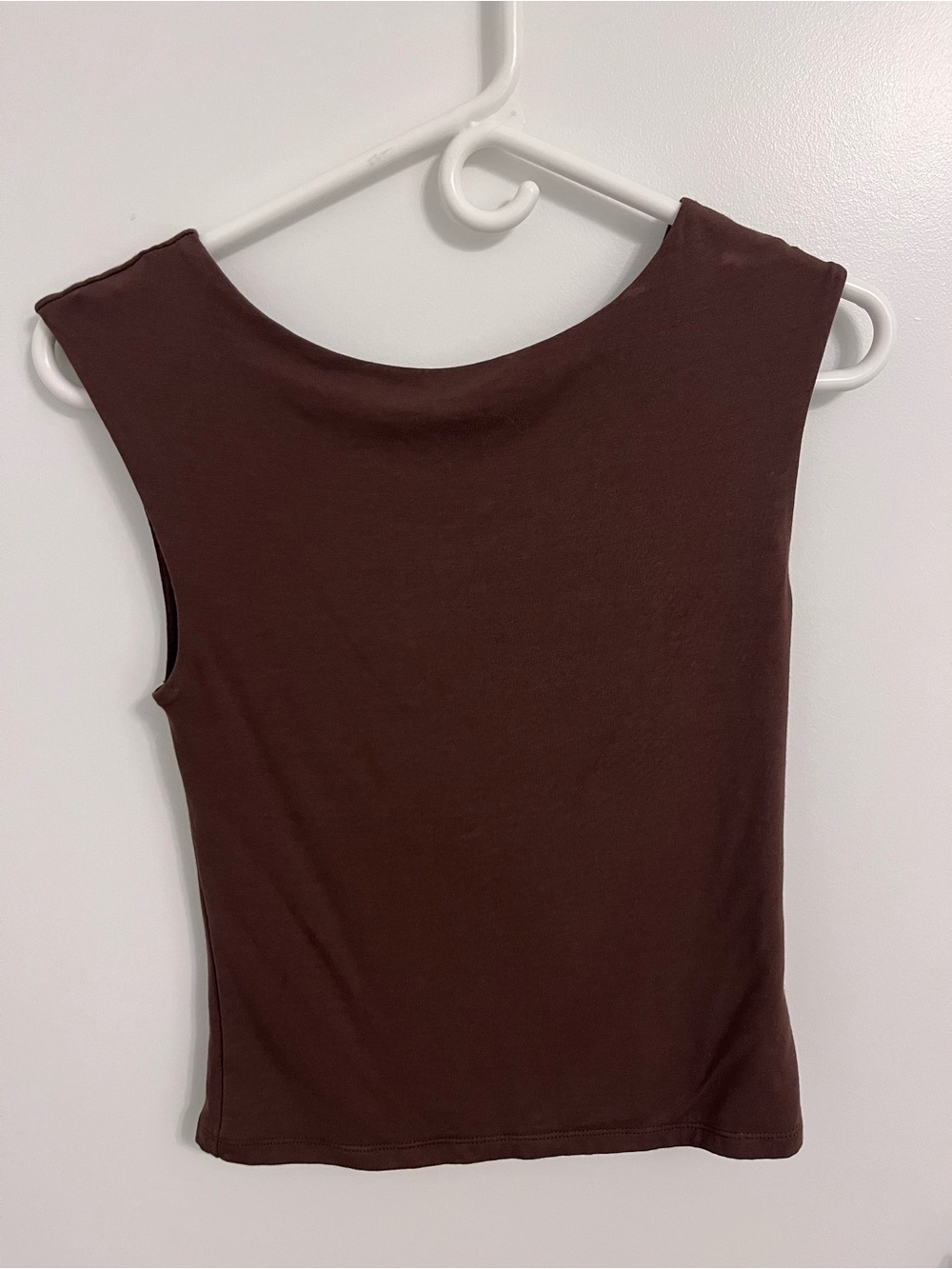 Old Navy Chocolate Brown Women's Tie Back Top